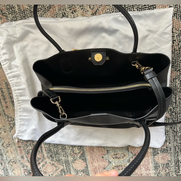 Mercer Gallery Large Leather Tote- black - Picture 3 of 4